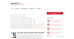 Desktop Screenshot of conconi.ch